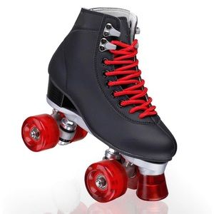 Silver Age Ladies Double-Row Roller Skates